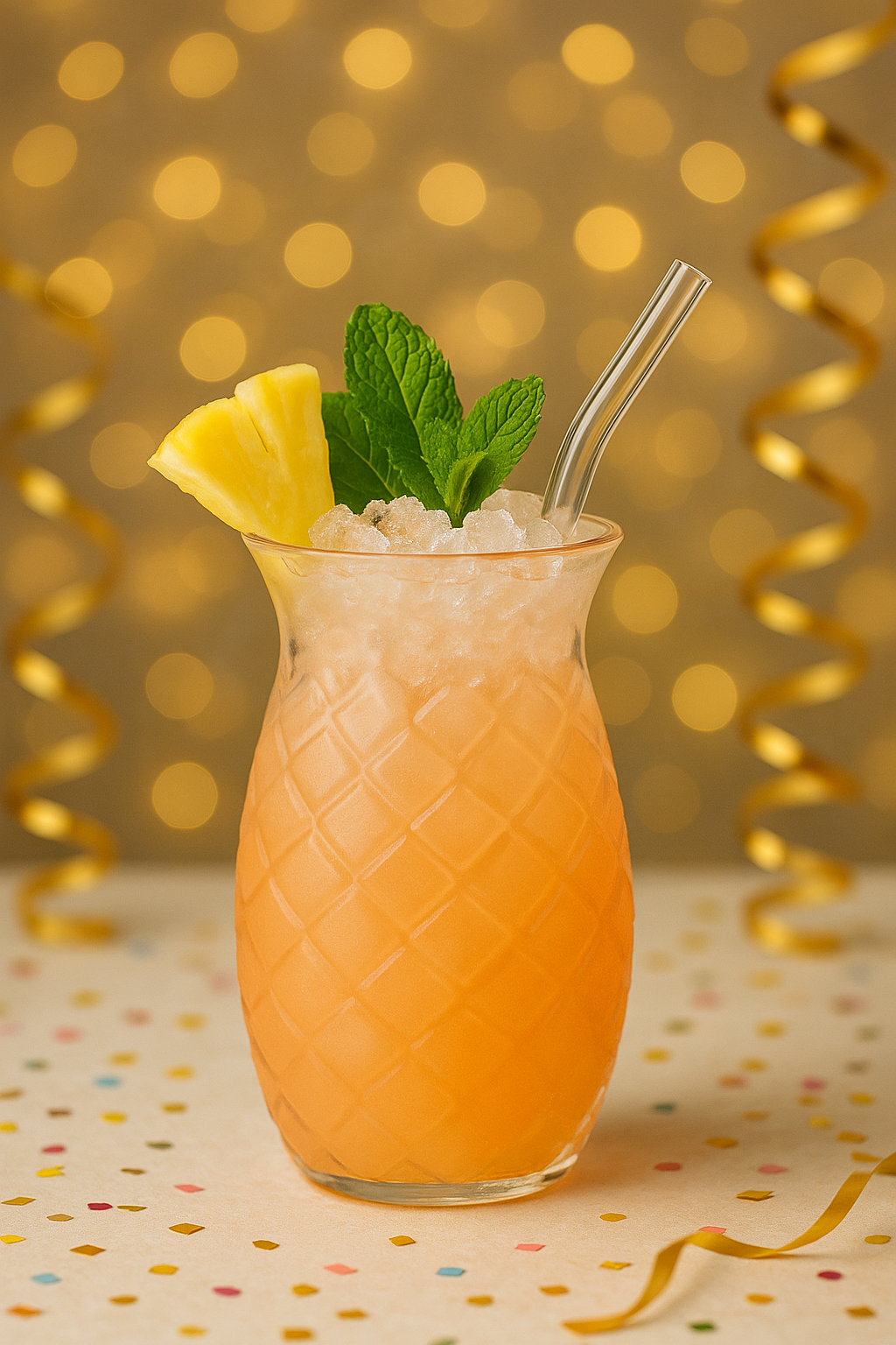 Verre à cocktail ananas