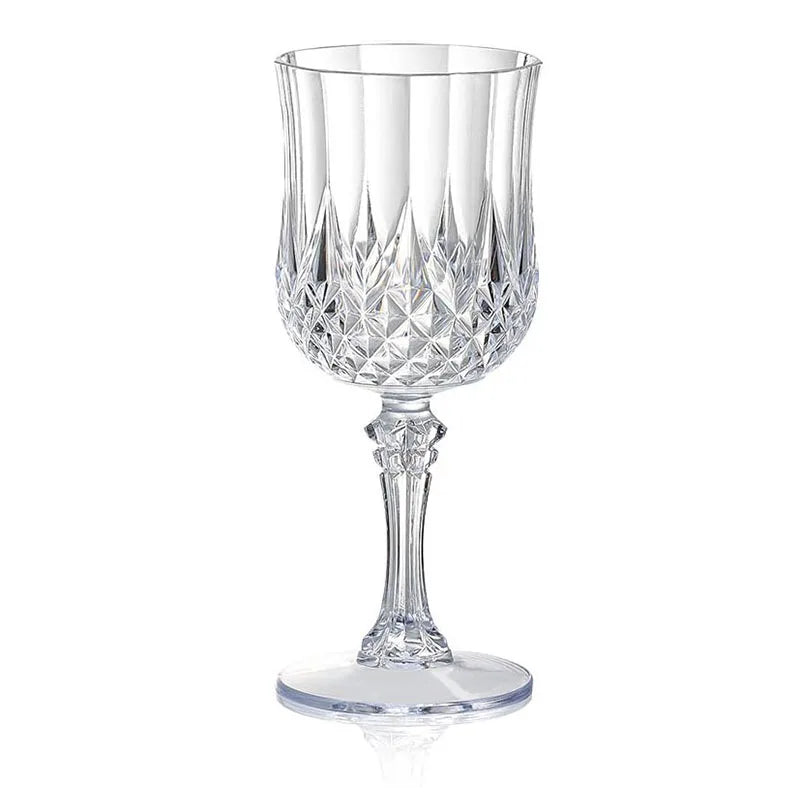 Verre sur pied multi color