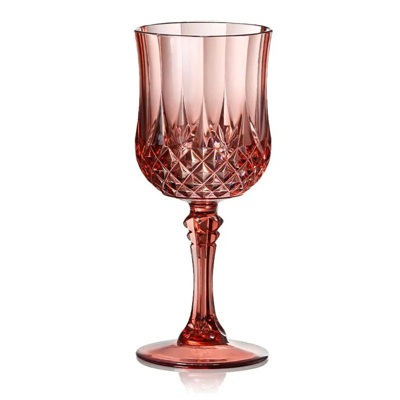 Verre sur pied multi color